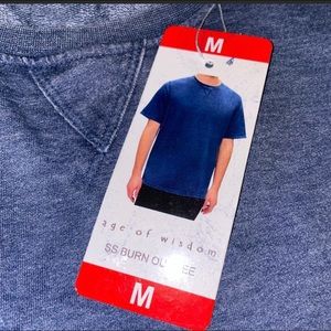 COPY - COPY - Age of Wisdom Mens SS Burn Out T-Shirt